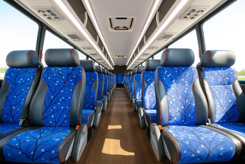 Bradenton Charter Bus Inside