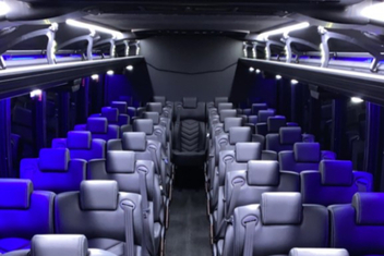 Bradenton Charter Bus Interior