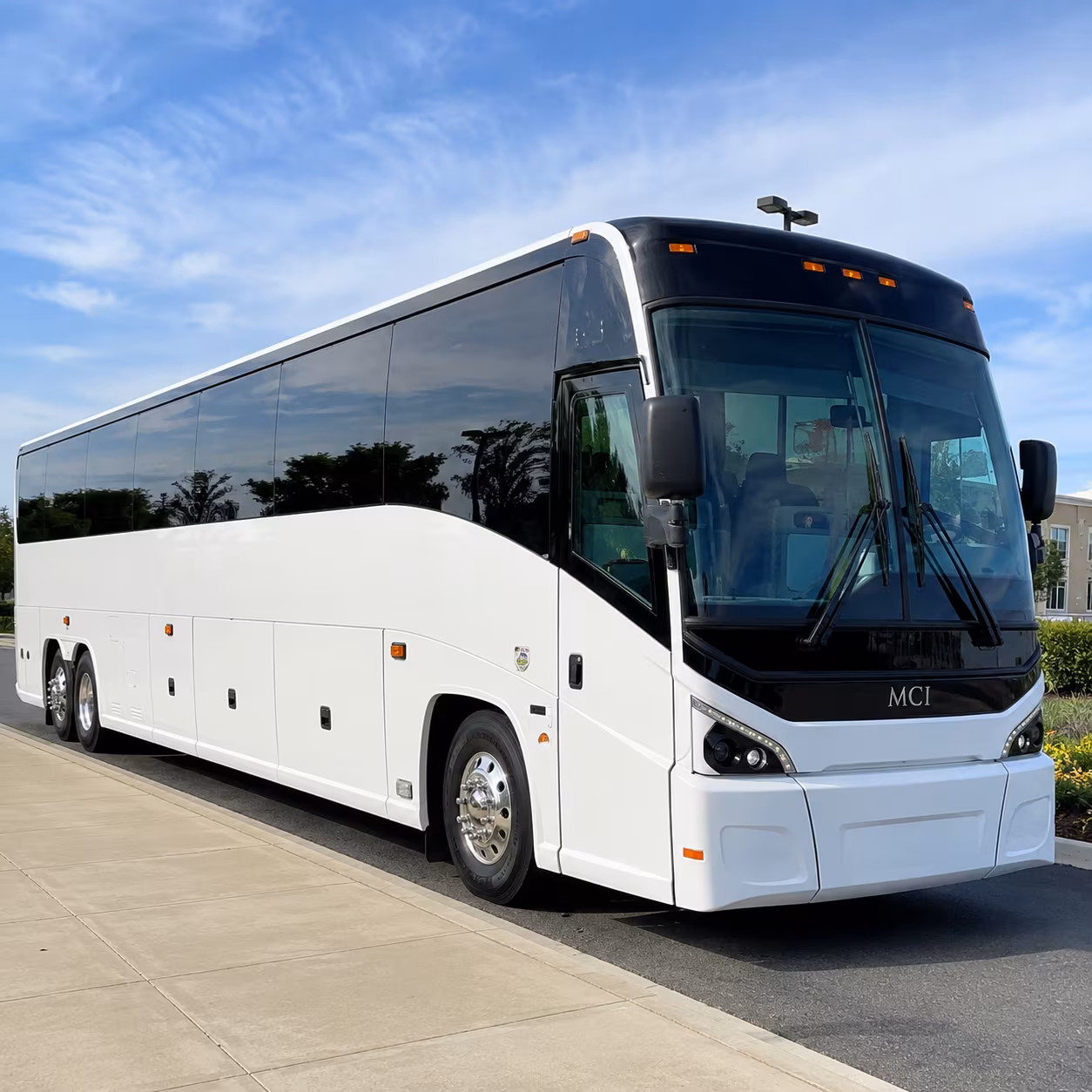 bradenton charter bus rental exterior